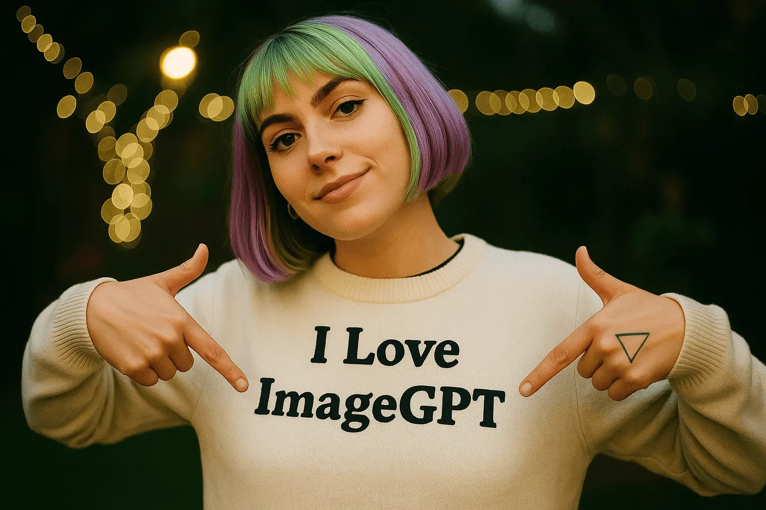 After: Replace 'Linux' on the clothes with 'AI Image Editor'